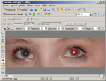 Jak odstranit jev červených očí - fáze 3