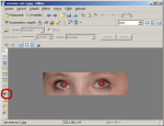 Jak odstranit jev červených očí - fáze 2