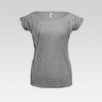Dámské tričko - Dark Grey - (016) - 70,00 Kč / kus