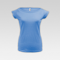 Dámské tričko - Azure Blue - (09) - 70,00 Kč / kus